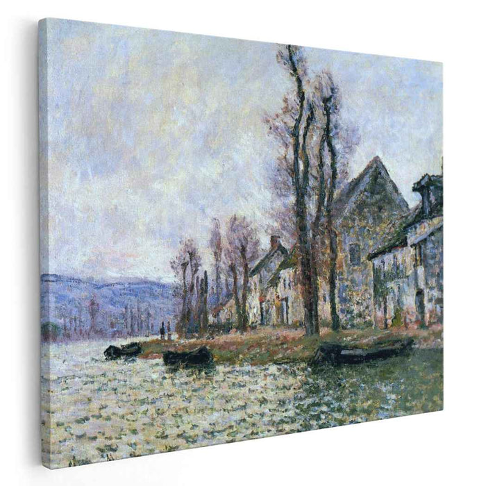 The Bend of the Seine at Lavacourt, Winter by Claude Monet