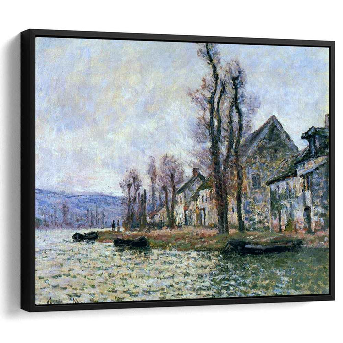 The Bend of the Seine at Lavacourt, Winter by Claude Monet