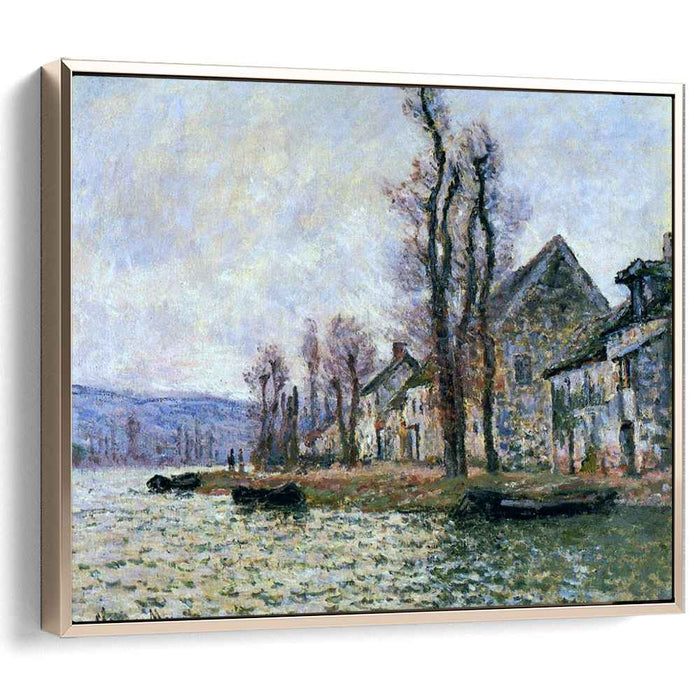The Bend of the Seine at Lavacourt, Winter by Claude Monet