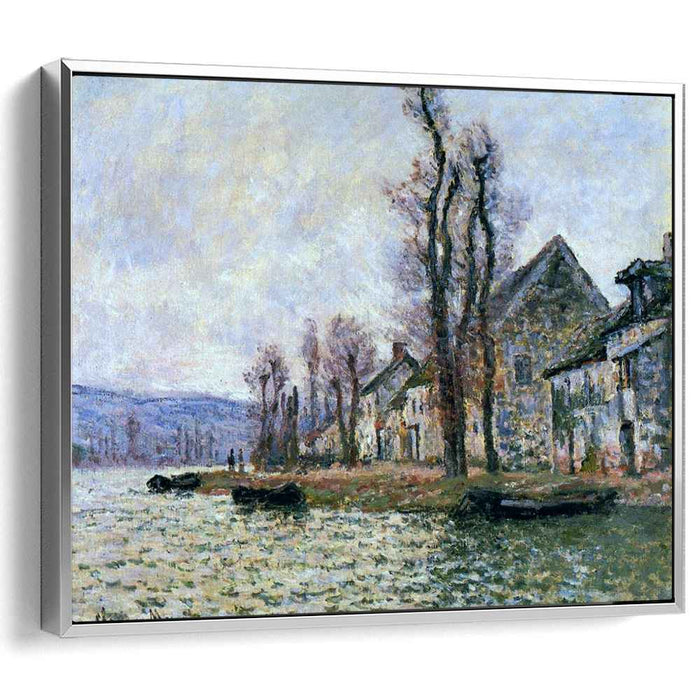 The Bend of the Seine at Lavacourt, Winter by Claude Monet