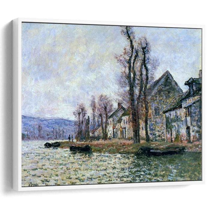 The Bend of the Seine at Lavacourt, Winter by Claude Monet