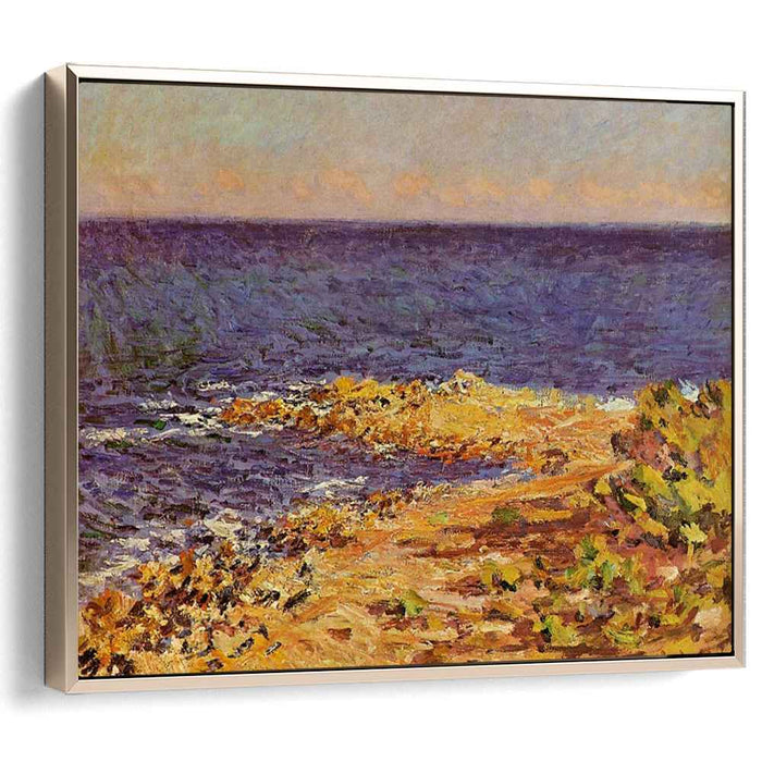 The Big Blue Mediterranean at Antibes (1888) by Claude Monet