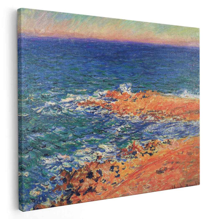 The Big Blue Sea in Antibes (1888) by Claude Monet