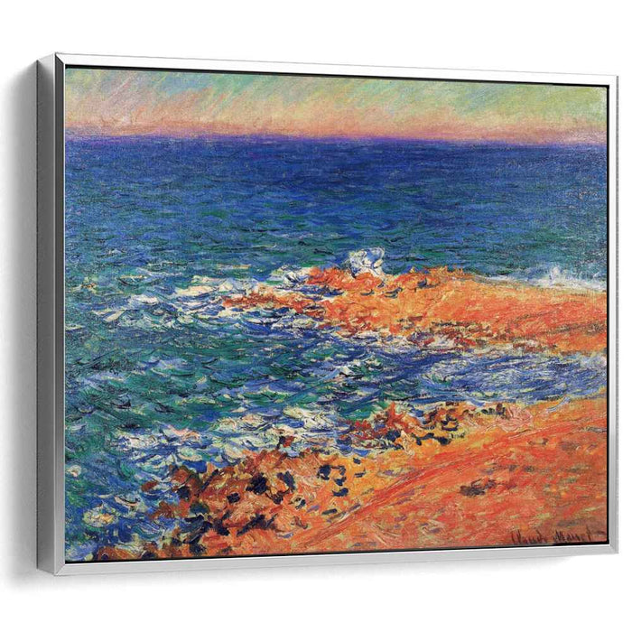 The Big Blue Sea in Antibes (1888) by Claude Monet