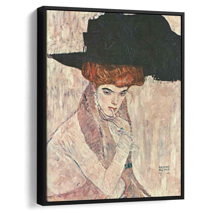 The Black Feather Hat (1910) by Gustav Klimt