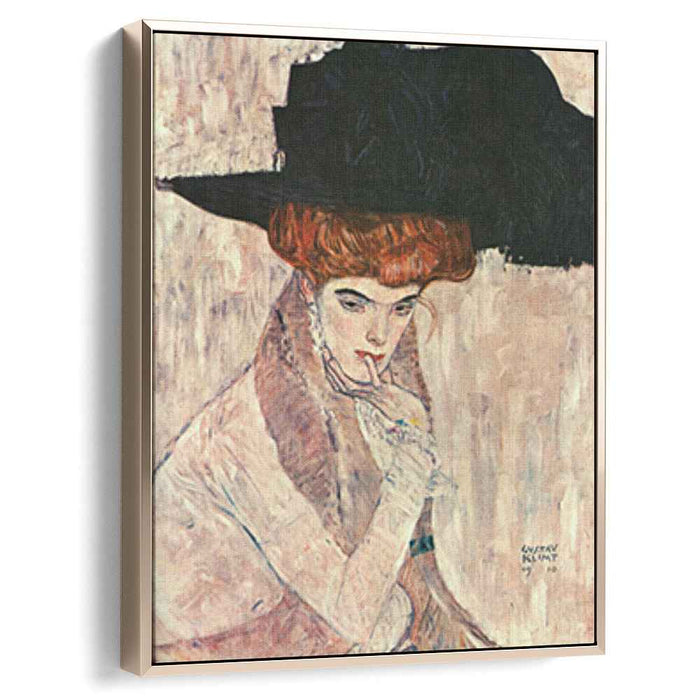 The Black Feather Hat (1910) by Gustav Klimt