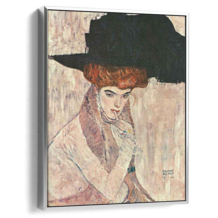 The Black Feather Hat (1910) by Gustav Klimt