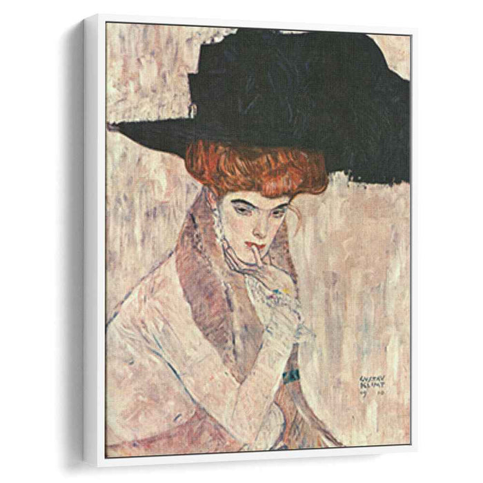 The Black Feather Hat (1910) by Gustav Klimt