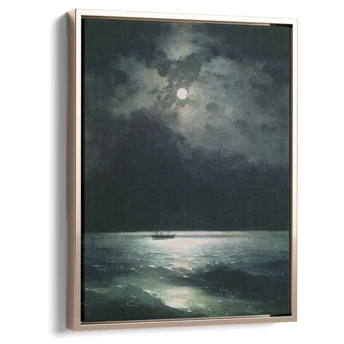 The Black Sea at night (1879) by Ivan Aivazovsky