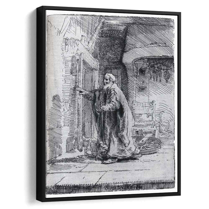 The blind Tobit (1651) by Rembrandt