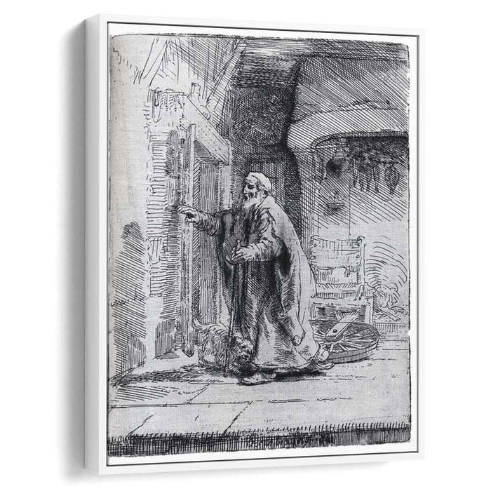 The blind Tobit (1651) by Rembrandt