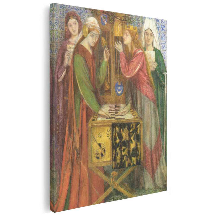 The Blue Closet (1857) by Dante Gabriel Rossetti