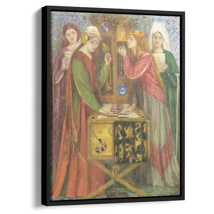 The Blue Closet (1857) by Dante Gabriel Rossetti