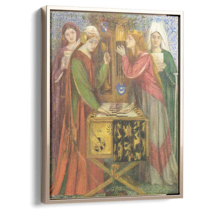 The Blue Closet (1857) by Dante Gabriel Rossetti