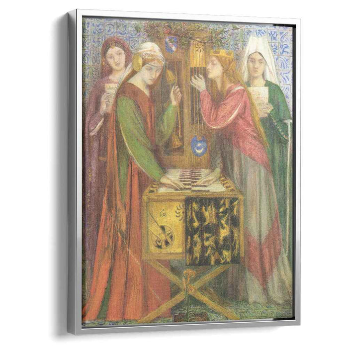 The Blue Closet (1857) by Dante Gabriel Rossetti