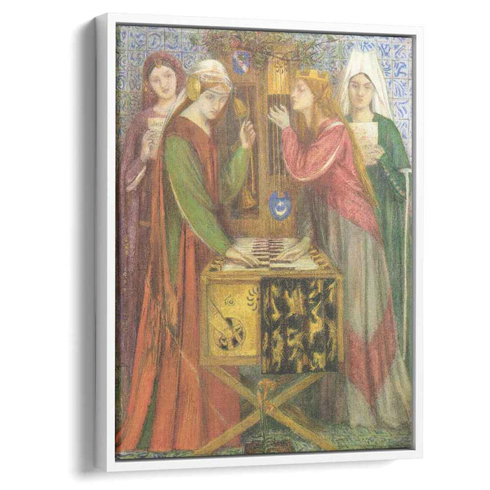 The Blue Closet (1857) by Dante Gabriel Rossetti