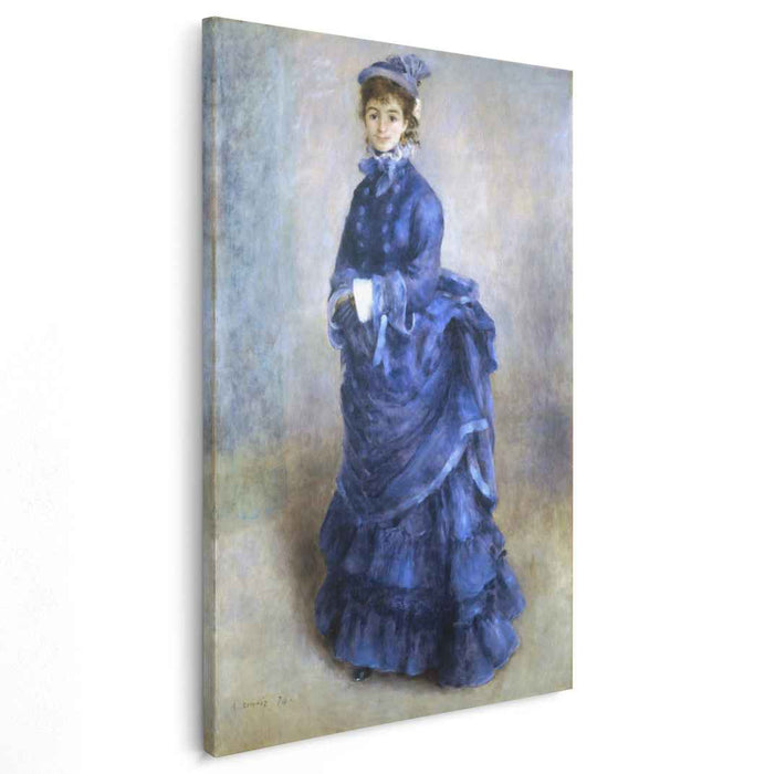 The Blue Lady (1874) by Pierre-Auguste Renoir