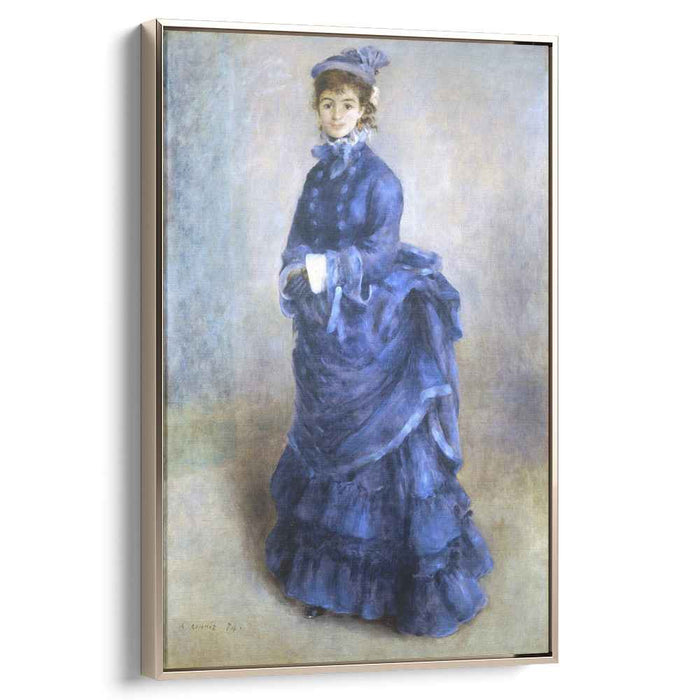 The Blue Lady (1874) by Pierre-Auguste Renoir