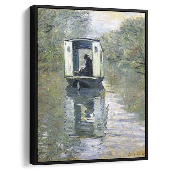 The Boat Studio (1876) by Claude Monet