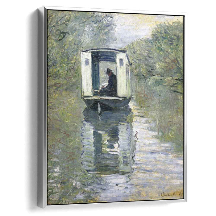 The Boat Studio (1876) by Claude Monet