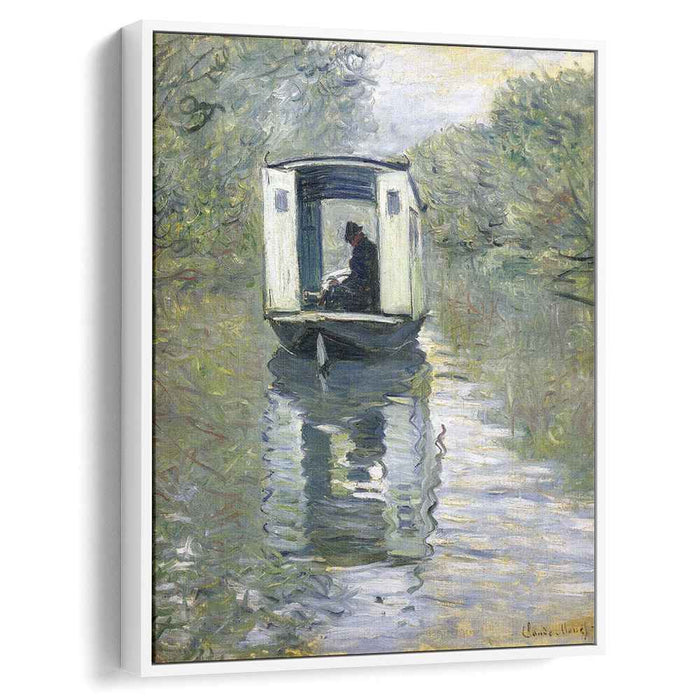 The Boat Studio (1876) by Claude Monet