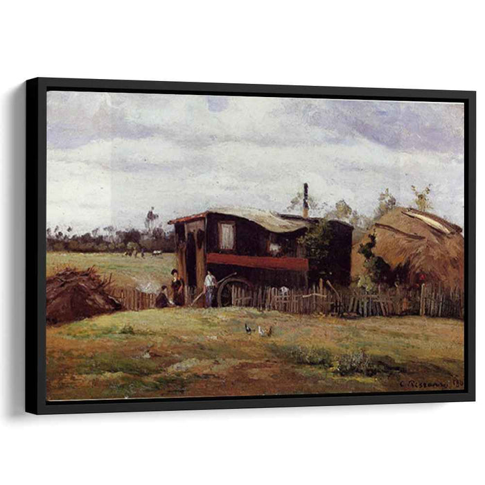 The bohemian's wagon (1862) by Camille Pissarro