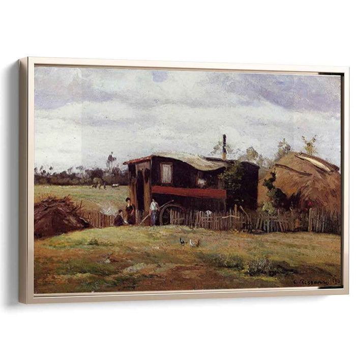 The bohemian's wagon (1862) by Camille Pissarro