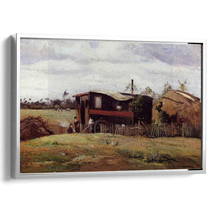 The bohemian's wagon (1862) by Camille Pissarro