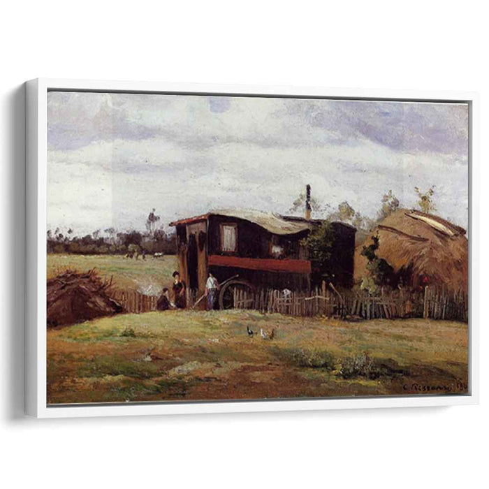 The bohemian's wagon (1862) by Camille Pissarro