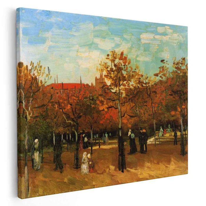 The Bois de Boulogne with People Walking (1886) by Vincent van Gogh