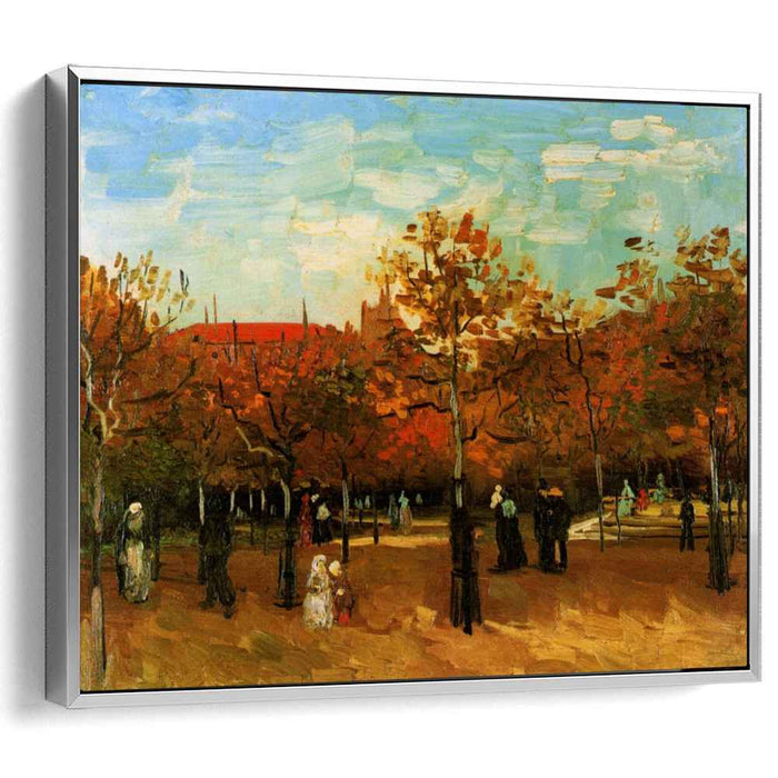 The Bois de Boulogne with People Walking (1886) by Vincent van Gogh