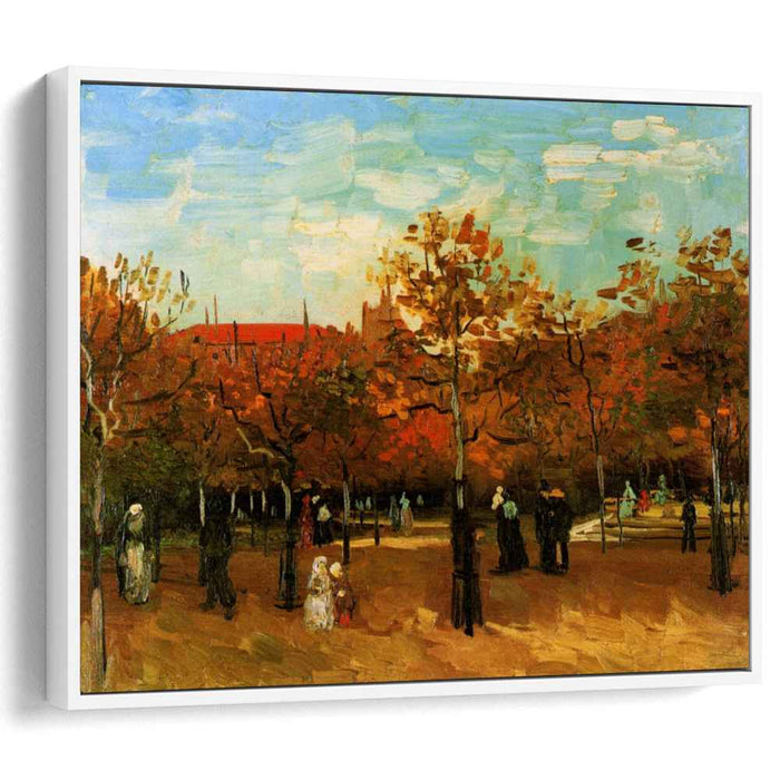 The Bois de Boulogne with People Walking (1886) by Vincent van Gogh