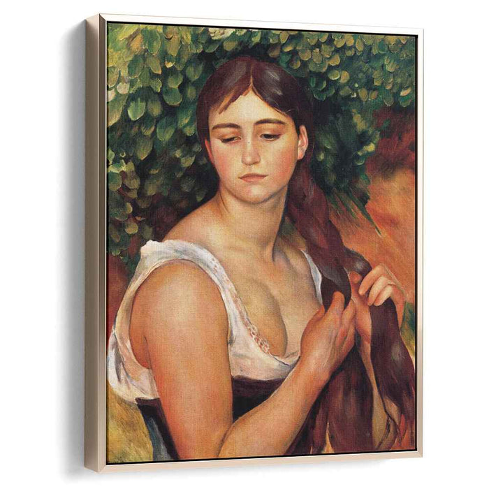 The Braid (Suzanne Valadon) (1886) by Pierre-Auguste Renoir