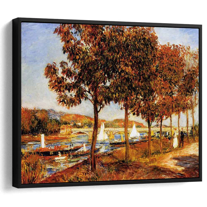 The Bridge at Argenteuil in Autumn (1882) by Pierre-Auguste Renoir