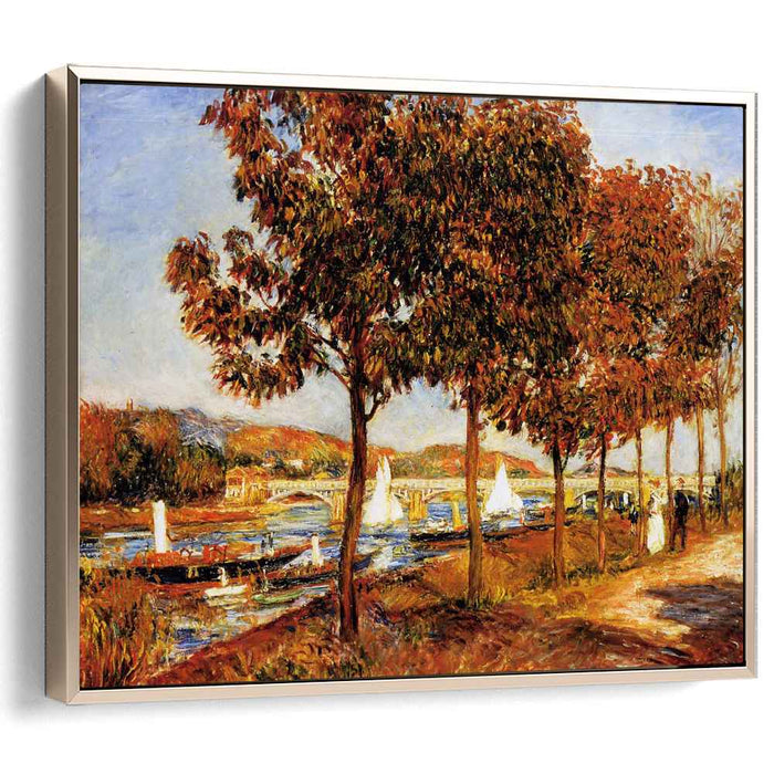 The Bridge at Argenteuil in Autumn (1882) by Pierre-Auguste Renoir