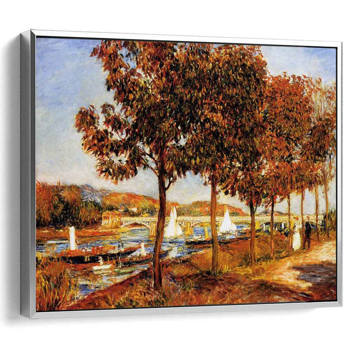 The Bridge at Argenteuil in Autumn (1882) by Pierre-Auguste Renoir