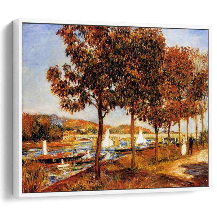 The Bridge at Argenteuil in Autumn (1882) by Pierre-Auguste Renoir