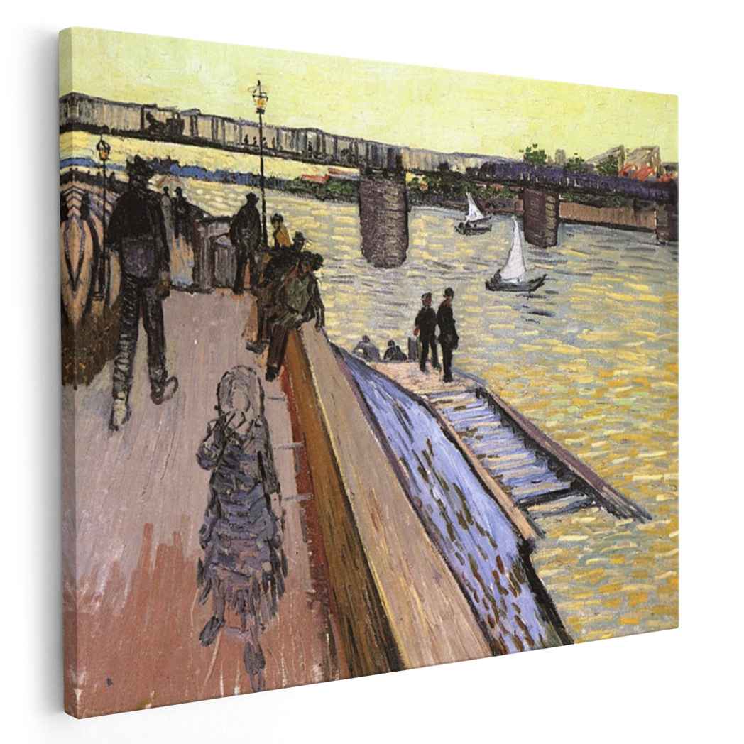 The Bridge at Trinquetaille (1888) by Vincent van Gogh - Canvas