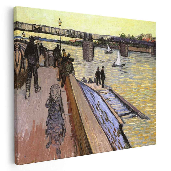 The Bridge at Trinquetaille (1888) by Vincent van Gogh
