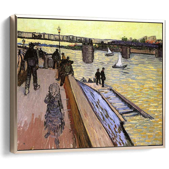 The Bridge at Trinquetaille (1888) by Vincent van Gogh
