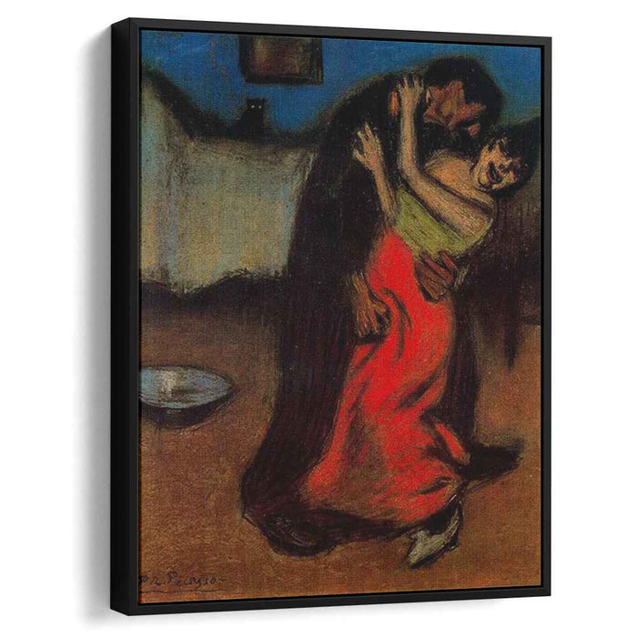 The brutal embrace (1900) by Pablo Picasso