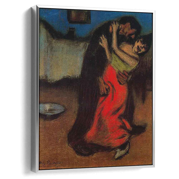 The brutal embrace (1900) by Pablo Picasso