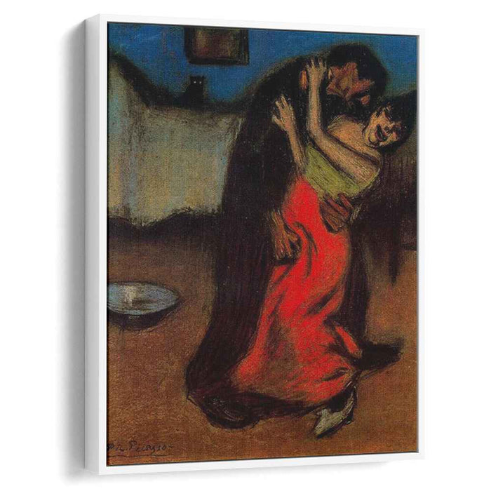The brutal embrace (1900) by Pablo Picasso