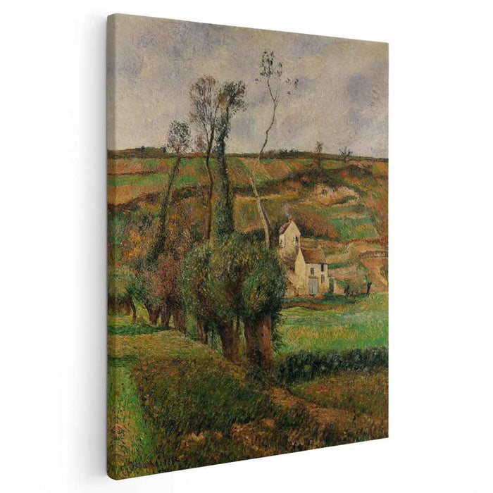 The cabage place at Pontoise (1882) by Camille Pissarro