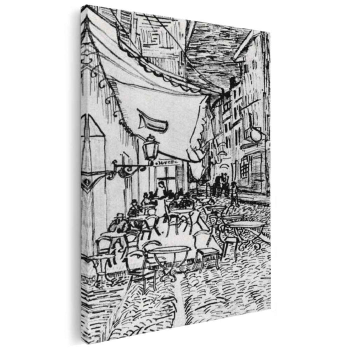 The Cafe Terrace on the Place du Forum, Arles, at Night by Vincent van Gogh