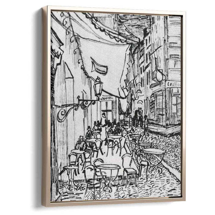 The Cafe Terrace on the Place du Forum, Arles, at Night by Vincent van Gogh