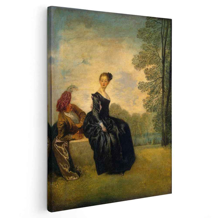 The Capricious Girl (1718) by Antoine Watteau