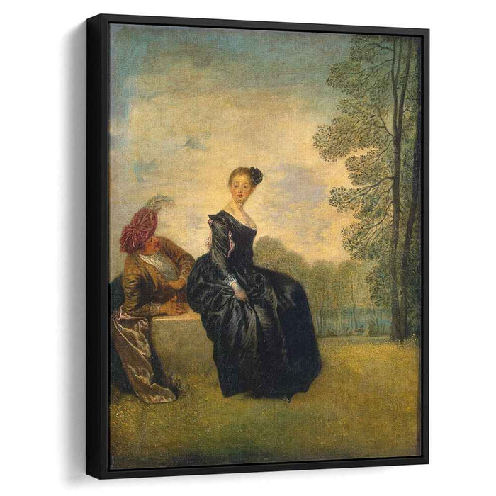 The Capricious Girl (1718) by Antoine Watteau