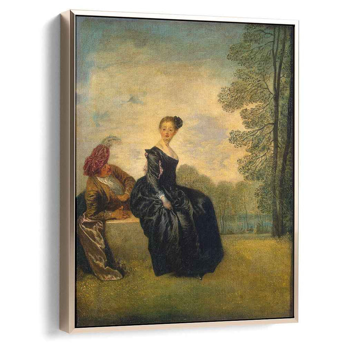 The Capricious Girl (1718) by Antoine Watteau