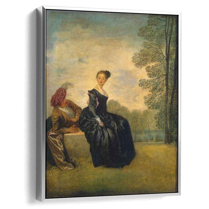 The Capricious Girl (1718) by Antoine Watteau